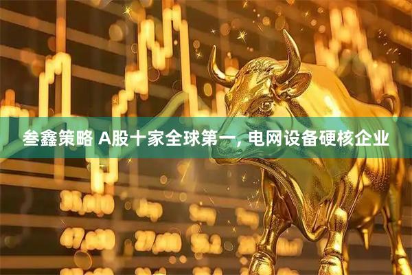 叁鑫策略 A股十家全球第一, 电网设备硬核企业